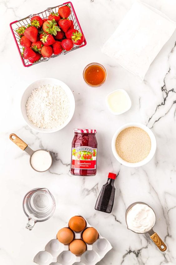 Strawberry Shortcake Cupcakes - Sugar and Soul