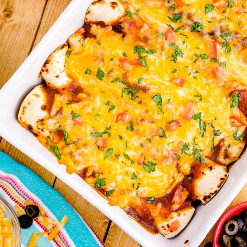 Chicken Enchiladas - Sugar and Soul