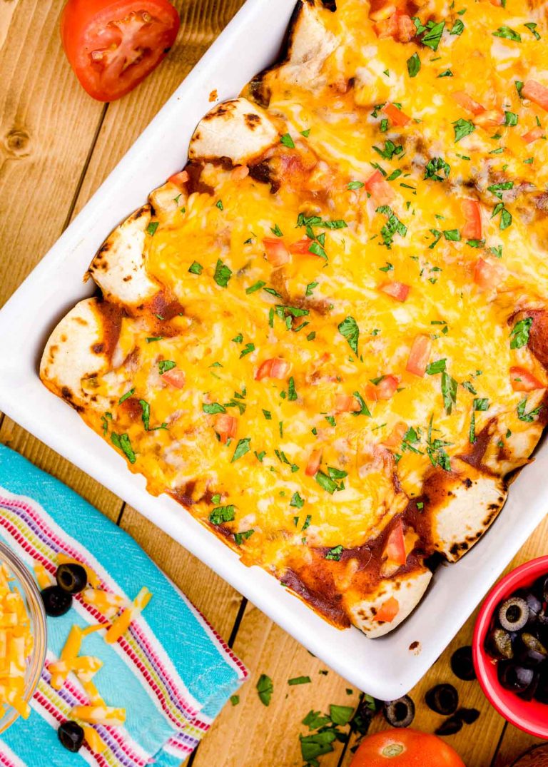 Chicken Enchiladas - Sugar and Soul