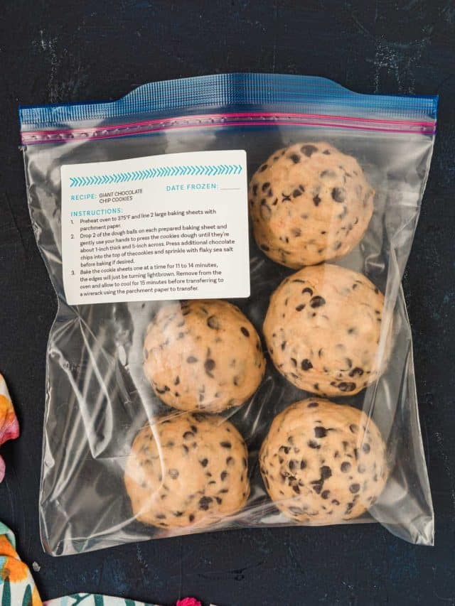 How To Freeze Cookie Dough Story - Sugar and Soul