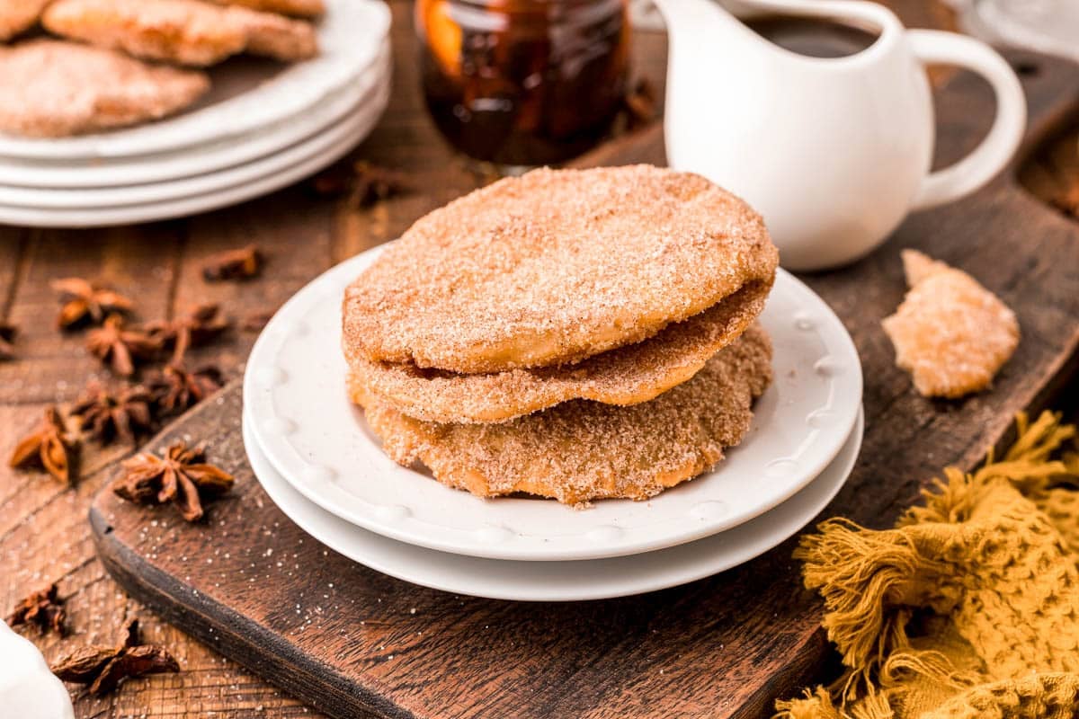 Mexican Bunuelos with Piloncillo Syrup - Sugar and Soul