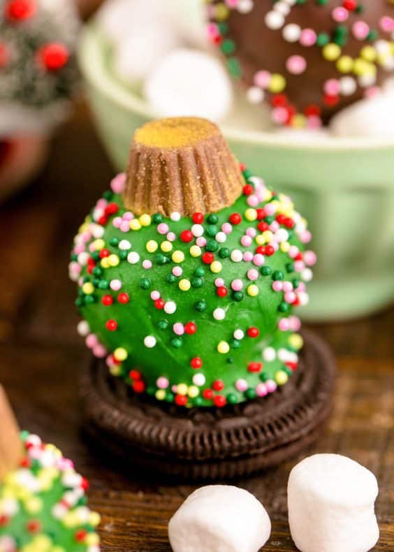 Easy Oreo Ball Ornaments - Sugar and Soul