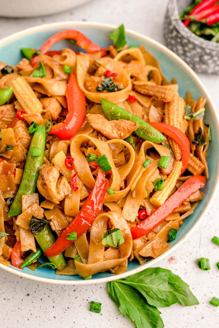 Drunken Noodles (Pad Kee Mao) - Sugar and Soul