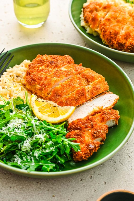 Fried Panko Breaded Chicken | Sugar and Soul