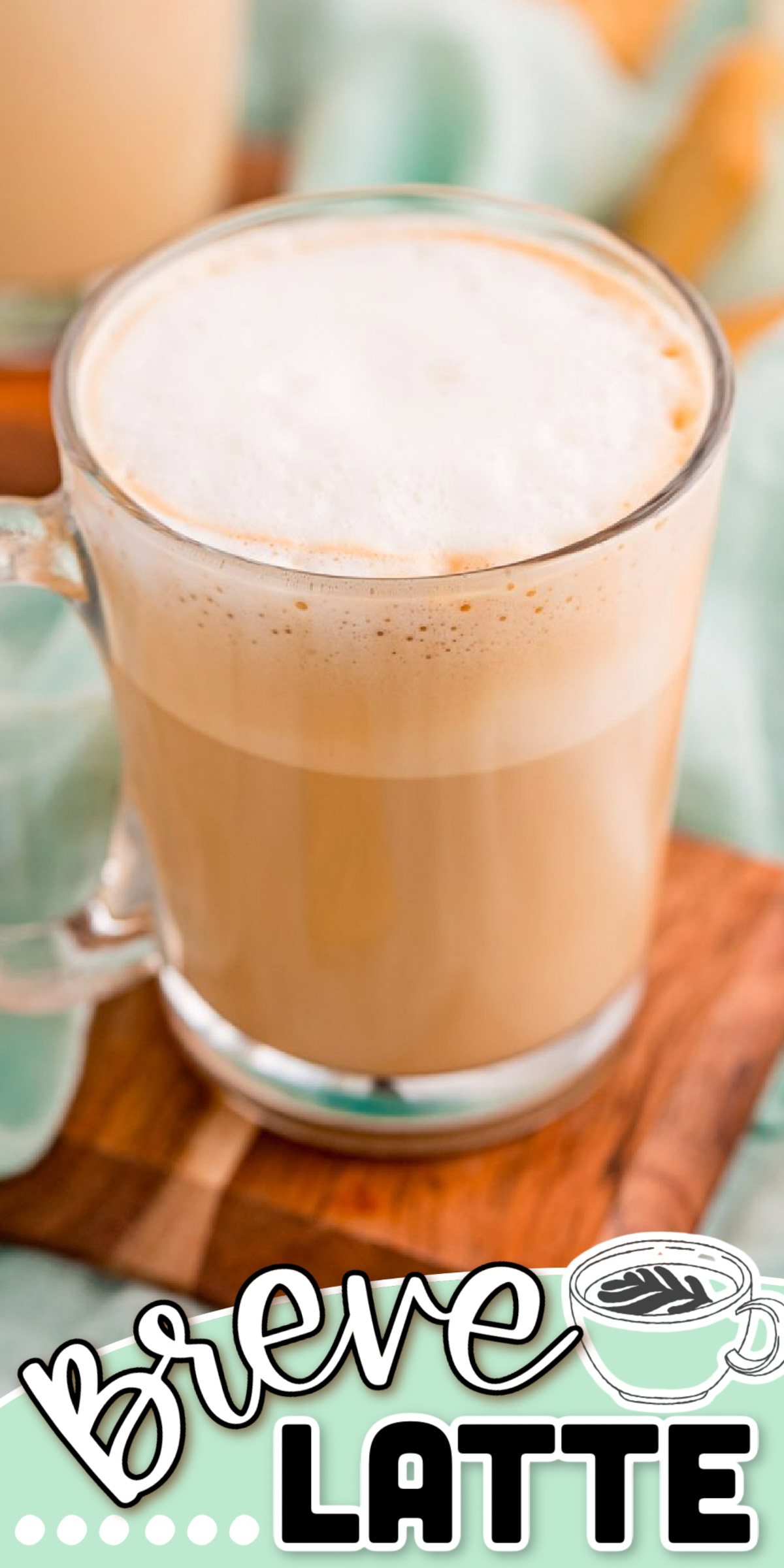 This Latte Breve Coffee Recipe is a 2-ingredient, 5-minute recipe that’s an easy switch up to your coffee routine. You’ll love the simplicity of this rich coffee drink! via @sugarandsoulco