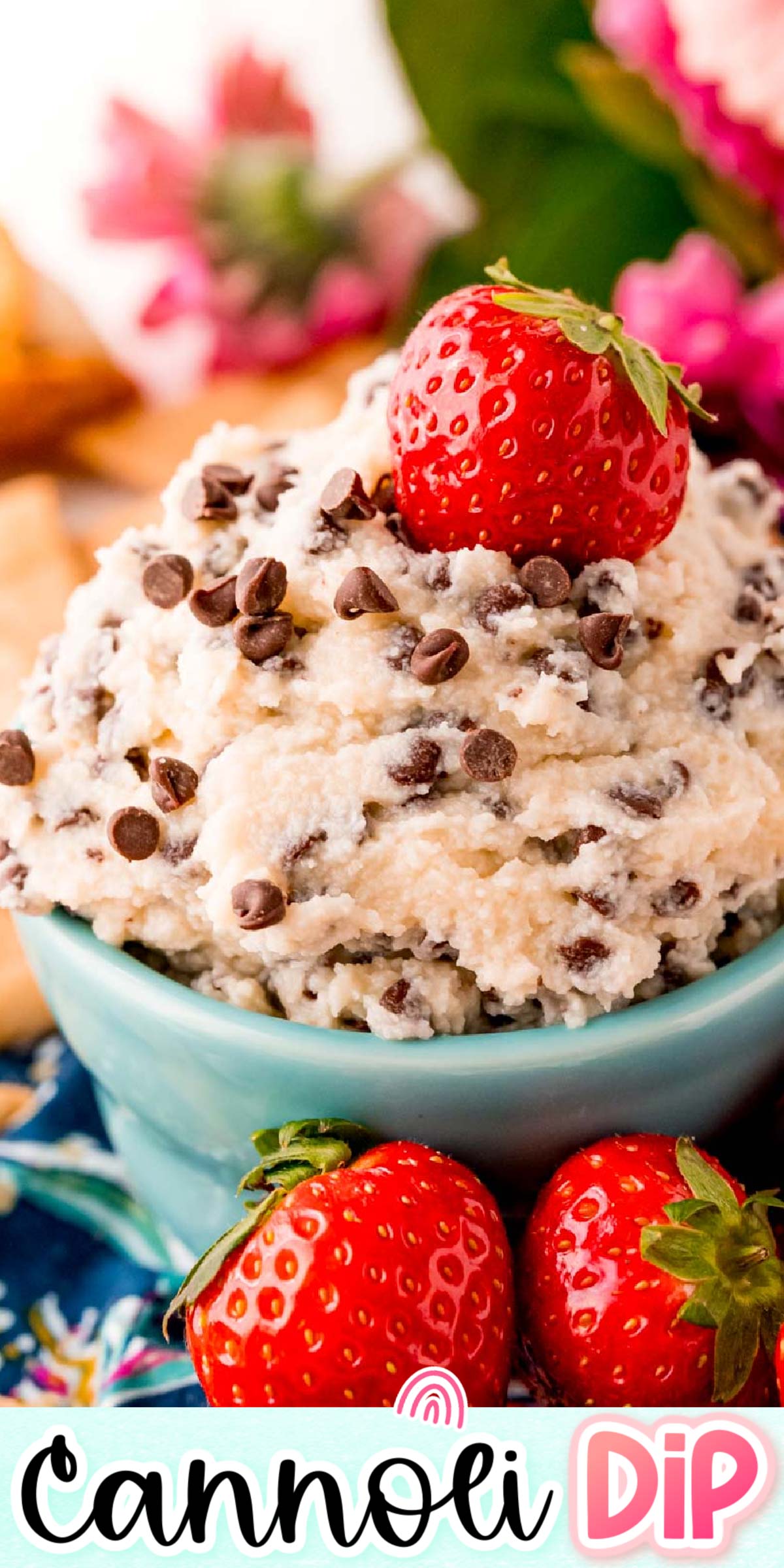 This Cannoli Dip will have you feeling like you're indulging at an authentic Italian bakery! A thick and sweet dessert dip comes to life using just 5 ingredients that’s perfect for sharing or keeping all for yourself! via @sugarandsoulco