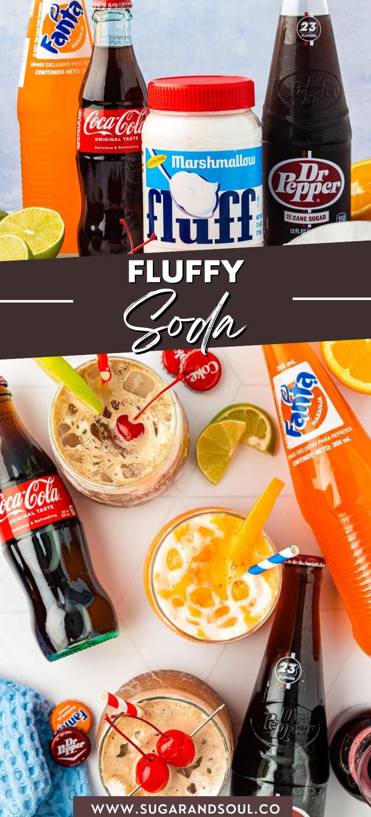 Grab a sip of this TikTok Viral Fluffy Soda that’s been taking the internet by storm with close to 4 million people going crazy for it! It combines just three easy ingredients over ice in 5 minutes or less for a sweet, fizzy drink that’s incredibly satisfying! via @sugarandsoulco