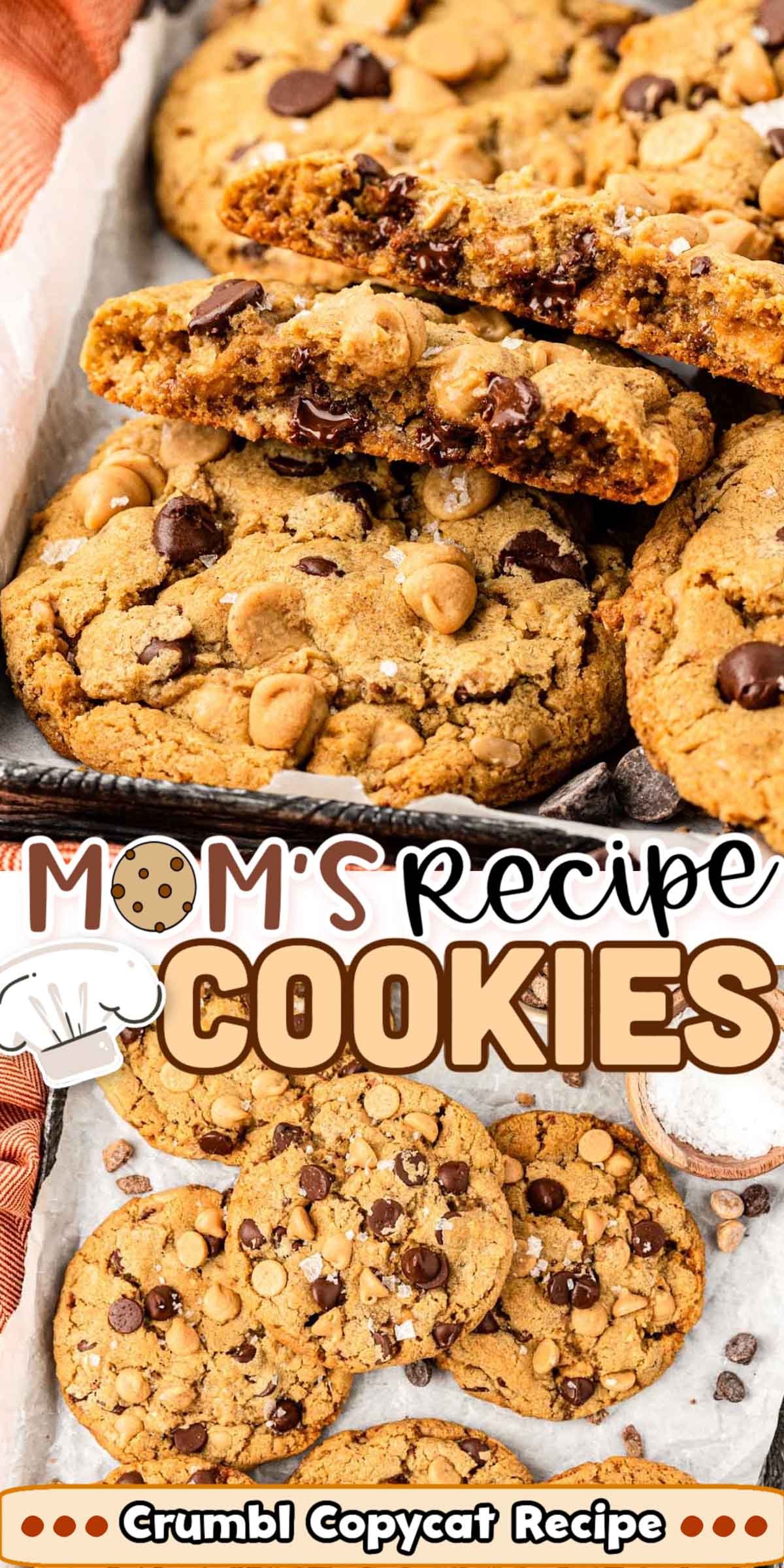 This Crumbl Copycat for Mom’s Recipe is the BEST one to hit the internet! Like the original – it’s loaded with cinnamon, chocolate, and peanut butter while having its classic soft, chewy texture. And we confidently crown this recipe as the best thanks to one simple recipe tweak that all the other copycat recipes are missing! via @sugarandsoulco