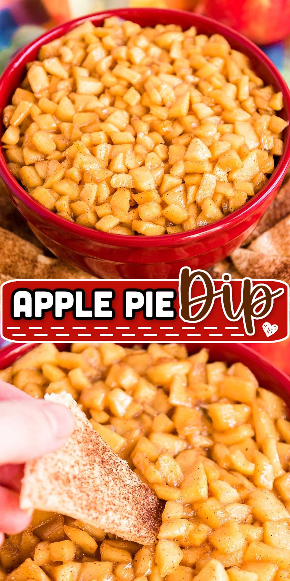 Caramel Apple Dip is loaded with luscious apple chunks in brown sugar and caramel sauce and contains a sprinkle of apple pie spice. Made on the stovetop and ready in just 15 minutes! via @sugarandsoulco