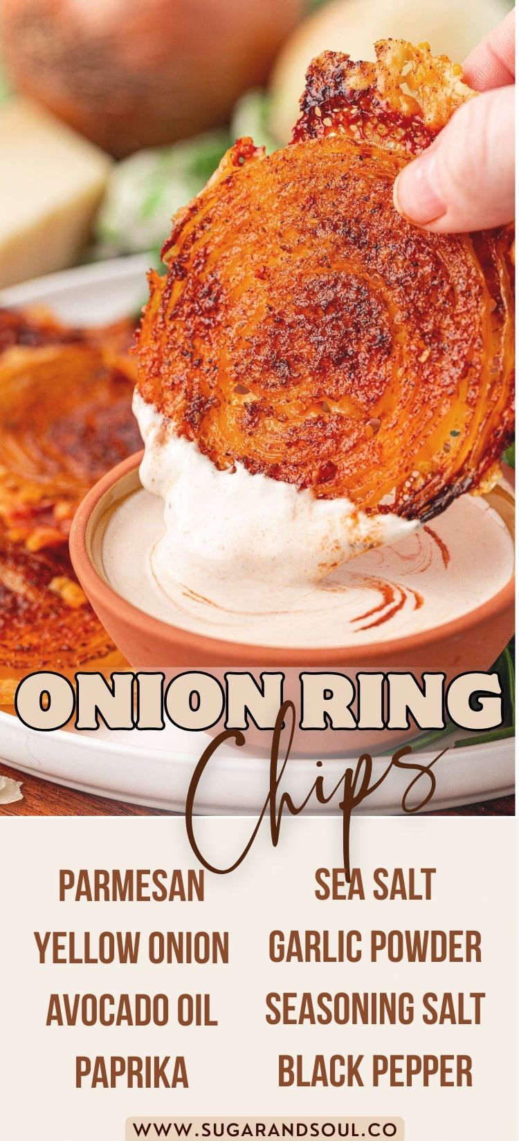 Prepare to be blown away by these Viral Onion Ring Chips, where each crispy, crunchy bite is more amazing than the last! via @sugarandsoulco